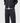 Wide Leg Utility Unisex Sweatpants in Midnight Black