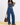 Ribbed set in Vintage Blue