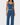 Basic Square Neck Tank in Vintage Blue