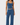 Ribbed Straight-fit Pants in Vintage Blue