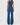 Basic Square Neck Tank in Vintage Blue
