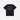 Script Tee in Jet Black