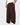 Wide Leg Utility Unisex Sweatpants in Chocolate Brown